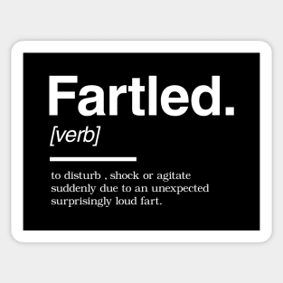 Fartled Sticker